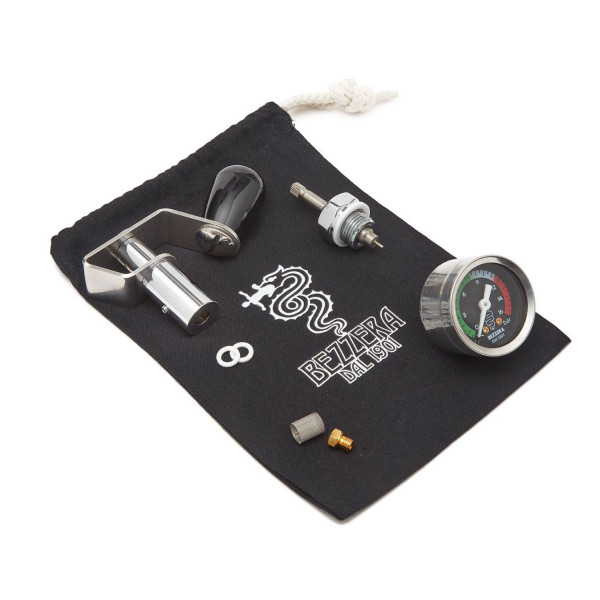 Bezzera Flow Control Set mit schwarzem Kunststoffgriff